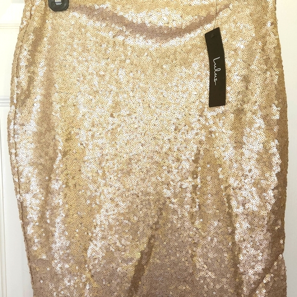 Trendy party sequin skirt - Picture 3 of 4